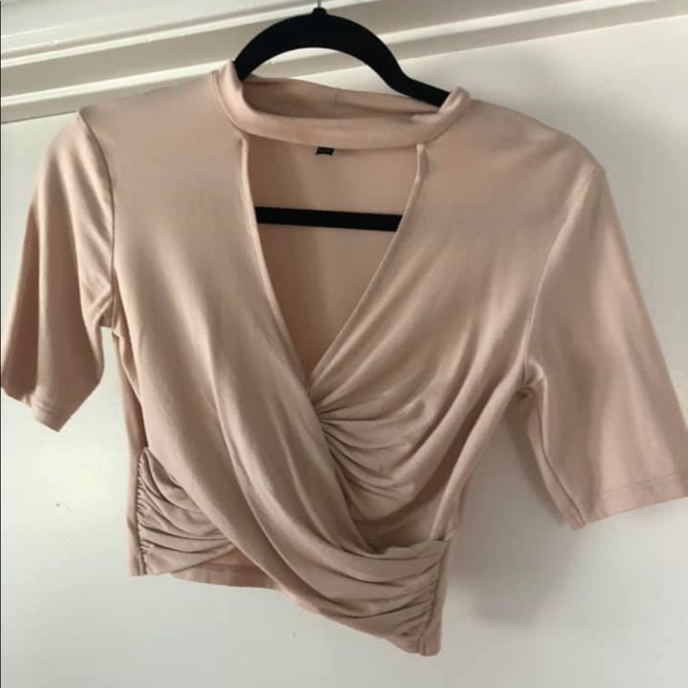 Top shop cut out cropped top!
